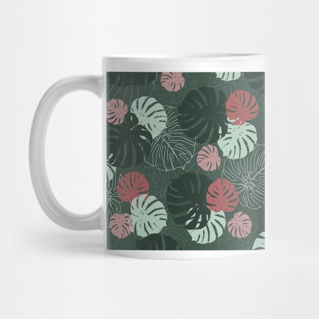 Monstera pattern by Travel Theory